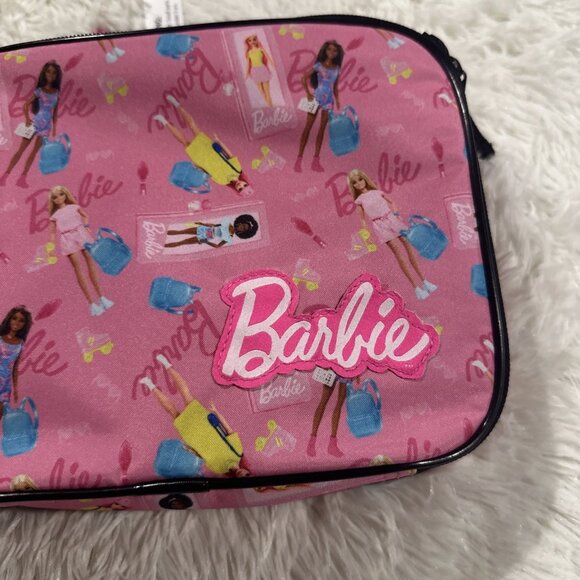 Barbie lunchbox NWT soft shelly zip close insulated girlie pop - Picture 2 of 12